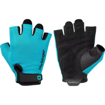 Harbinger Unisex's Power Gloves 2.0 - Aqua